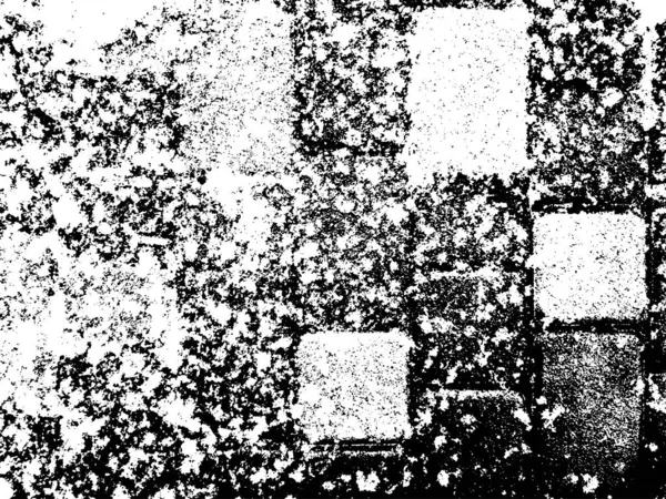 Dlažební Desky Pokryté Tenkou Vrstvou Sněhu Původní Vektorová Grunge Textura — Stockový vektor