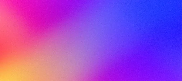 stock image Pink yellow orange blue purple grainy, website banner background. Blurred color gradient, ombre, blur. Defocused, colorful, multicolored, mix, rainbow, bright, fun pattern. Desktop design