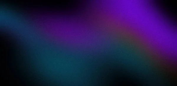Neon dark blue purple orange green abstract blurred grainy background for website banner. Color gradient, ombre, blur. Desktop design. Large, wide template, pattern. Colorful, mix, bright, fun pattern