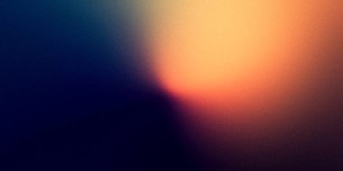 Turuncu sarı, kahverengi, geniş arkaplan. Gürültü efektli bulanık desen. Grainy web sitesi afişi, masaüstü, şablon, dijital gradyan. Nostalji tarzı Noel Yeni Yıl Sevgililer Günü Cadılar Bayramı