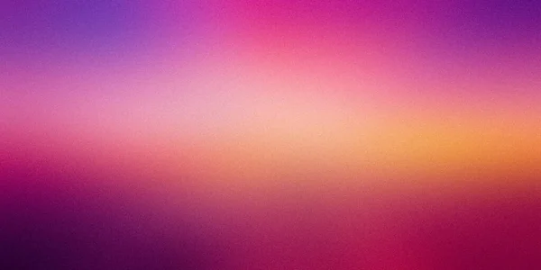 Pink yellow purple blue warm wide background. Blurred pattern with noise effect. Grainy website banner, desktop template digital gradient. Atmosphere of holidays Christmas New Year Valentine Halloween