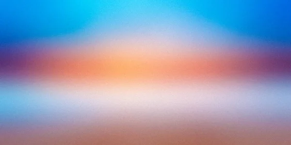 Ultra wide orange blue azure pink yellow matte blurred grainy background for website banner. Color gradient ombre blur. Defocused  colorful, mix, bright, fun pattern. Desktop design template. Holidays
