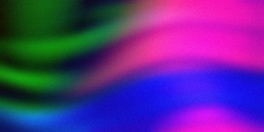 Yeşil, pembe ve mavinin canlı tonlarına sahip dinamik soyut gradyan arka plan. Modern dijital sanat, yaratıcı projeler ve çağdaş tasarımlar için mükemmel.