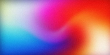 Kırmızı, mavi, mor ve turuncu renklerin çarpıcı bir karışımına sahip canlı soyut bir gradyan. Bu dinamik ve renkli arka plan modern tasarımlar, dijital sanat, yaratıcı projeler için mükemmeldir.