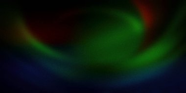 Yeşil, kırmızı, mavi ve siyahın derin tonlarını içeren soyut gradyan arkaplan, dinamik ve görsel olarak büyüleyici bir tasarım yaratmak için kusursuz bir şekilde harmanlanmış gizemli ve enerjik bir his.