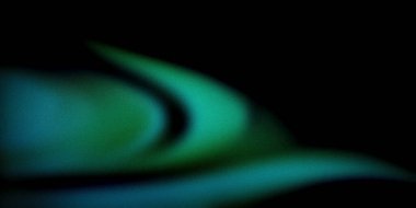 Derin gölgeler ve ince eğriler ile koyu mavi ve yeşil gradyanın dramatik bir karışımı, arka plan, dijital sanat ve gizemli ve yoğun bir titreşim arayan modern tasarımlar için mükemmel.