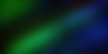 Koyu ve değişken arkaplanda yeşil ve mavi renklerin karışımı var. Dijital tasarımlar, web siteleri ve cesur ve dramatik dokunuşlar gerektiren projeler için ideal