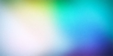 Yeşil, sarı, mavi ve mor tonlarını içeren parlak ve canlı gradyan, arka plan, web tasarımı ve sanatsal projeler için mükemmel. Renklerin pürüzsüz bir karışımı yeni ve modern bir görünüm yaratıyor.