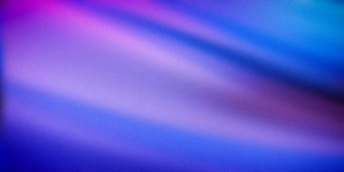 Mor, mavi ve pembe renkler arasında pürüzsüz geçiş gösteren canlı bir eğim. Modern dijital tasarımlar, yaratıcı arka planlar ve dinamik ve renkli görsel etki arayan sanatsal projeler için ideal