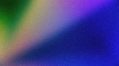 Yeşil, mor ve mavi renklerin pürüzsüz bir karışımını içeren büyüleyici soyut bir gradyan. Görüntünün yumuşak, bulanık dokusu, arka plan ve tasarım projeleri için mükemmel bir yatıştırıcı görsel etki yaratır.