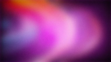 Pembe, mor ve turuncu renklerin güzel bir karışımına sahip, kumlu bir dokuya sahip büyüleyici 4K gradyan. Canlı arka planlar, duvar kağıtları ve dijital afişler için mükemmel.