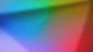 Mavi, yeşil, sarı ve kırmızı renklerin karışımından oluşan, canlı ve dinamik tasarımlar için ideal, rengarenk bir arkaplan.