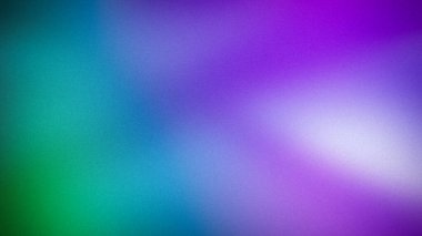 Canlı gradyan karışımı mor, mavi ve yeşil tonlarda ince taneli bir dokuya sahip, dinamik ve enerjik bir arkaplan yaratıyor 4K duvar kağıtları, afişler ve renkli tasarımlar için mükemmel.