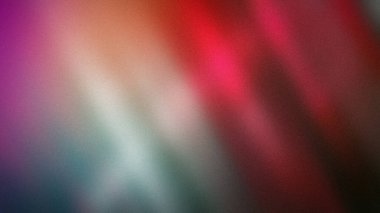 Kırmızı, turuncu, pembe ve yeşil tonların dinamik bir gradyan karışımı. Kabarık bir dokusu var. 4K arkaplan, dijital sanat ve modern tasarım elementleri için mükemmel.