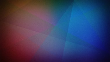 4K 'da, kırmızı, mavi, yeşil ve mor tonların karışımından oluşan çok renkli geometrik soyut arkaplan. Dinamik, modern tasarımlar, pankartlar ve duvar kağıtları için ideal