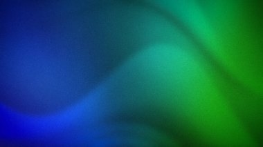 Canlı 4K soyut arka plan, koyu mavi ve yeşil gradyanlar. Cesur bir estetik ile dinamik, taneli ve modern bir tasarım yaratmak için mükemmel.