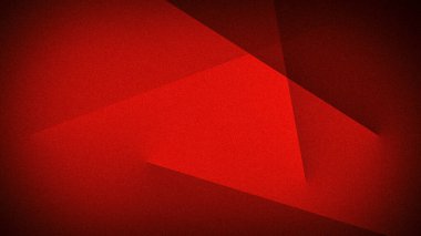 Koyu kırmızı soyut geometrik arkaplan 4K 'da, kütleli dokular ve keskin üçgen şekillerle. Canlı, modern duvar kağıtları, arka planlar veya pankartlar için ideal