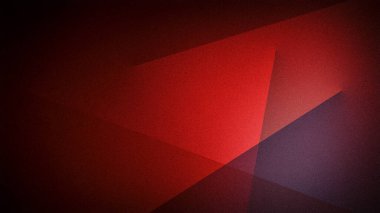 Koyu kırmızı ve koyu geometrik arkaplan 4K 'da, kütleli dokular ve keskin kesişen şekillerle. Modern, çarpıcı duvar kağıtları veya pankartlar için ideal