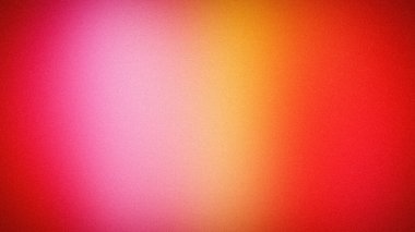 Canlı pembe, turuncu ve kumlu bir dokusu olan kırmızı gradyan, sıcak ve dinamik bir zemin oluşturuyor. Modern duvar kağıtları, afişler ve yaratıcı projeler için mükemmel.