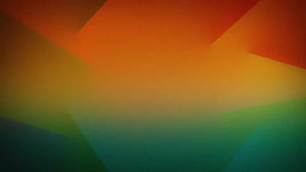 stock image Dynamic abstract gradient in vibrant orange, red, green, and teal hues with sharp geometric patterns. Ideal for 4K backgrounds, banners, and wallpapers