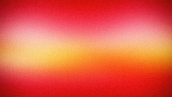 Vibrant 4K gradient featuring rich red, orange, and yellow tones with a grainy texture. Ideal for creating energetic backgrounds, banners, and modern digital designs