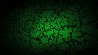 Koyu yeşil ve siyah çatlamış doku, sert ve organik bir hissi var. Doğadan esinlenilmiş tasarımlar, duvar kağıtları ve karanlık, kasvetli dijital sanat için ideal.