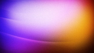 Zengin mor, pembe ve altın rengi olan canlı, soyut bir gradyan. Bu kumlu doku derinlik ekler, modern dijital arkaplanlar ve tasarımlar için idealdir