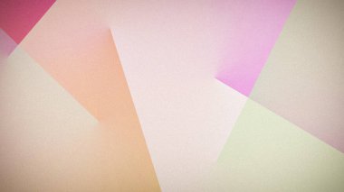 Üst üste binen şekilli yumuşak pastel geometrik soyut arkaplan. Sessiz tonları olan ince bir 4K tasarımı, zarif görsel projeler ve minimalist tasarımlar için mükemmel.