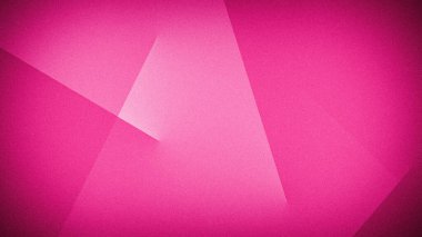 Canlı pembe renkler ve geometrik şekillere sahip soyut 4K arkaplan, kumlu bir dokuya sahip, göz alıcı afişler, web siteleri ve dijital tasarımlar için mükemmel
