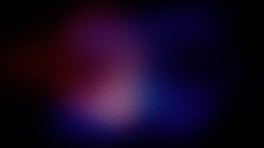 Koyu kırmızı, mor ve mavi renkli, kumlu dokuya sahip soyut bir gradyan. Dengesiz arka planlar, duvar kağıtları ve yaratıcı tasarım projeleri için mükemmel.