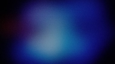 Koyu mavi ve mor renklere sahip soyut bir gradyan, kumlu bir dokuya sahip. Dengesiz arka planlar, duvar kağıtları ve yaratıcı dijital tasarımlar için ideal.