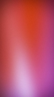 Sıcak kırmızı, turuncu ve pembe renklere sahip dikey bir gradyan, kumlu bir dokuya sahip. Canlı duvar kağıtları, afişler ve modern tasarım şablonları için ideal