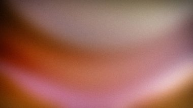 Turuncu, pembe ve bej renklerinin ince karışımlı, kumlu bir dokuya sahip sıcak ve soyut bir gradyan. 4K arka plan, duvar kağıtları ve yumuşak tasarım projeleri için mükemmel.