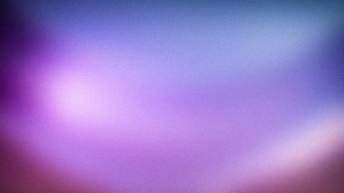 Mor, mor, mor ve açık mavi tonlarının soyut gradyan karışımı ince kumlu bir dokuya sahip, sanatsal arka planlar veya dijital tasarımlar için mükemmel.