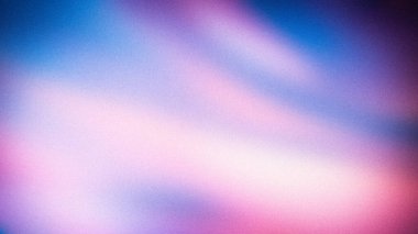 Açık mavi, pembe ve mor renkli yumuşak kumlu dokuya sahip soyut bir gradyan. Sakinleştirici arka planlar, afişler ve yaratıcı tasarımlar için mükemmel.