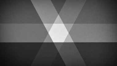 Gri tonda parlak geometrik bir arkaplan, kesişen şekiller ve kumlu bir doku, afişler, duvar kağıtları ve minimalist tasarımlar için ideal.