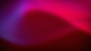 Kırmızı, pembe ve mor tonlarını birbirine harmanlayan canlı bir gradyan, kumlu bir dokuya sahip. 4K duvar kağıtları, sanatsal arka planlar ve modern tasarımlar için ideal.