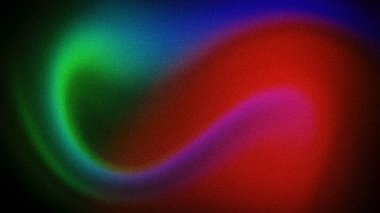 Kırmızının, yeşilin, morun ve mavinin dinamik bir karışımını içeren canlı ve soyut bir gradyan. Dikey arkaplan, duvar kağıtları ve pankartlar için ideal