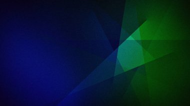 Koyu yeşil ve mavi tonlara sahip soyut geometrik arkaplan, kumlu bir dokuya sahip. Modern dijital duvar kağıtları ve yaratıcı arkaplanlar için ideal.