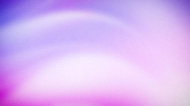 Mor, pembe ve beyaz renkleriyle yumuşak bir pastel gradyan, kumlu bir dokuya sahip. Yaratıcı arka planlar, duvar kağıtları ve modern tasarımlar için ideal.