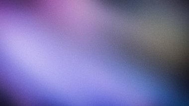 Mor, mavi ve gri tonlarının yumuşak bir gradyan karışımı, kumlu bir dokuya sahip. Arkaplanda, duvar kağıtlarında ve dijital sanat tasarımlarında kullanım için ideal