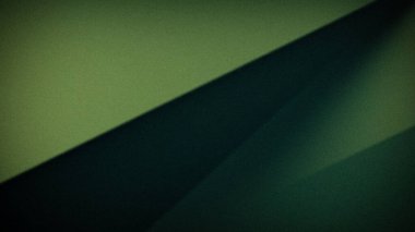 Koyu yeşil renkleri ve yumuşak köşegen gölgeleri olan soyut 4K arkaplan, kumlu bir dokuya sahip, dijital arkaplan ve tasarımlar için ideal