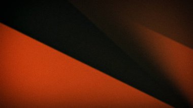 Koyu turuncu ve koyu kahverengi tonlarda soyut 4K arkaplan, kumlu desen ve köşegen gölge desenleri, modern dijital tasarımlar için mükemmel.