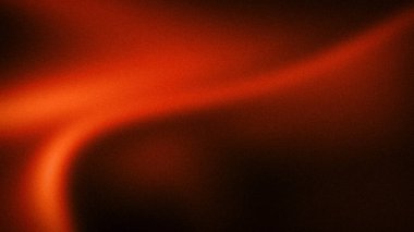 Yumuşak, bulanık dalga deseni ile harmanlanmış zengin kırmızı ve turuncu renkleri ile yoğun soyut gradyan, kumlu bir dokuya sahip, arka plan ve afişler için ideal