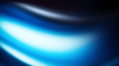 Pürüzsüz 4K gradyan arka plan derin mavi, beyaz ve siyah karışımı dalgalı bir desen, görsel derinlik için kumlu bir doku ile geliştirilmiş