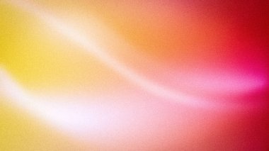 Sarı, turuncu ve pembe renklerin karışımı ile soyut bir eğilim, parlak ve sanatsal arka planlar için kusursuz, pürüzsüz ve kumlu bir doku yaratır.