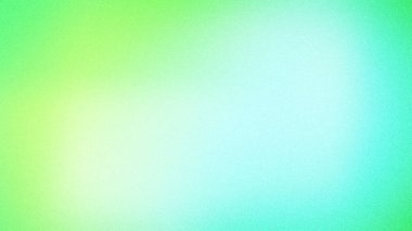 Yumuşak soyut gradyan yeşil ve cyan renklerin yumuşak geçişleri, ince bir kumlu doku, arka planlar, duvar kağıtları ve tasarım şablonları için ideal