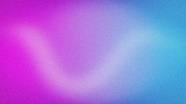 Pembe, mor ve mavi tonlarda pürüzsüz bir geçiş gösteren parlak bir gradyan, 4K duvar kağıtları ve modern tasarım şablonları için ideal.