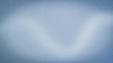 Açık mavi ve gümüş renkli akış dalgaları olan yumuşak soyut bir gradyan, kumlu bir dokuya sahip. Duvar kağıtları, afişler ve zarif tasarımlar için mükemmel.
