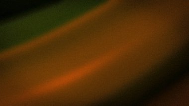 Koyu yeşil, yanmış turuncu ve koyu kahverengi renklerin pürüzsüz geçişleriyle soyut bir eğilim, kumlu bir dokuya sahip. 4K arkaplan, duvar kağıtları ve pankartlar için mükemmel.